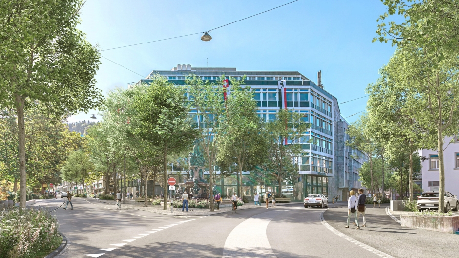 Broderbrunnen Neugestaltung St. Leonhard-Strasse